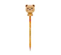 LEGAMI Squeezies Teddy Bear Dream Big - Lápiz con accesorio de oso de peluche suave, antiestrés, para la escuela, notas, dibujo y regalo