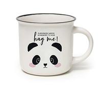 Legami -Taza Cup-puccino, Tema Panda, Porcelana New Bone China, Take a Break Collection, multicolor, 350 ml de Capacidad