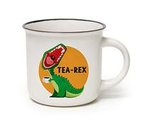 Legami -Taza Cup-puccino, Tema Tea Rex, Porcelana New Bone China, Take a Break Collection, multicolor, 350 ml de Capacidad