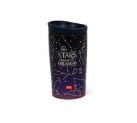 Legami - Vaso de vacío Hot & Cold, Vaso térmico, ligero y resistente, Acero inoxidable, 275 ml de capacidad, para todo tipo de bebidas, Tema Stars