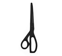 Legami - Tijeras de acero inoxidable, corte preciso y limpio, 6,5 x 20 cm, excelente duración y excelente rendimiento de corte, corte preciso y limpio, color negro