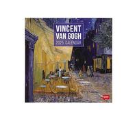 Legami Van Gogh - Calendario de pared 2025 grande, 30 x 29 cm, 12 meses y planificador anual, espacio para notas y notas, 6 idiomas, signos del zodiaco y fiestas internacionales, Van Gogh