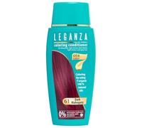 LEGANZA | Bálsamo Colorante Natural para el Cabello Color Caoba Oscuro Nº 61 | Tinte Sin Amoniaco | Enriquecido con Aceites Naturales | baño de color | cubre canas | 150ML