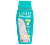 LEGANZA | Bálsamo Colorante Natural para el Cabello Color Perlado Nº 91 | Tinte Sin Amoniaco | Enriquecido con Aceites Naturales | baño de color | cubre canas | 150ML