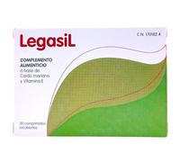 Legasil 30 Comprimidos - Suplemento Hepatoprotector y Detox con Cardo Mariano (Silimarina) y Vitamina E - Depuración del Hígado y Acción Antioxidante