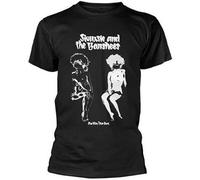 lege Men's Siouxsie and The Banshees - White Eve T Shirt - Goth Punk Black XXL
