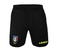 LEGEA 2020/2021 AIA - Pantalones Cortos para Hombre, Color Negro, Talla S