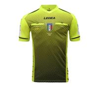 LEGEA 2020/2021 Camiseta Arbitro AIA M/C, Hombres, Amarillo Fluorescente