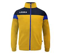 LEGEA Bolivia Full Zip - Chaqueta para Hombre, Amarillo/Azul, XL