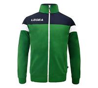 LEGEA Bolivia Full Zip, Chaqueta para Hombre, Verde/Azul, M