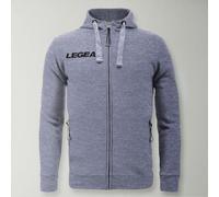 LEGEA, SUDADERA SARAJEVO JUNIOR, GRIS MELANGE, 2XS, Unisex