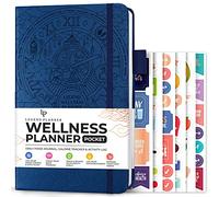 Legend - Agenda de bienestar y diario de alimentos de bolsillo, diario de salud con seguimiento de ejercicio y pérdida de peso, diario de nutrición, 6 meses (azul místico)