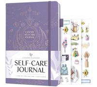 Legend - Diario de cuidado personal, cuaderno de reflexión diaria guiada para salud mental y física, estado de ánimo y desarrollo personal, 3 meses, 7 x 10 pulgadas (lavanda)
