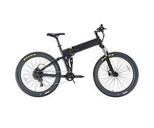 LEGEND EBIKES ETNA, Bicicleta Eléctrica Montaña Plegable Batería Extraíble 25km/h, 36V 14Ah, Bicicleta Electrica 11 Velocidades, 250W, Ruedas 27,5" Bicicletas Electricas Frenos Hidráulicos, Negra
