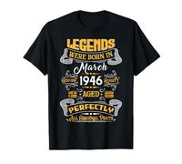 Legend February 1946 Vintage 80th Birthday Tees Made in 1946 Camiseta
