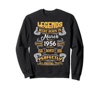 Legend February 1956 Vintage 70th Birthday Tees Made in 1956 Sudadera