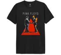 Legend Icon Officiel Pink Floyd imprimé T-Shirt pour Homme Col RAS du COU Manches Courtes Coton Coupe régulière,Homme Pink_Noir,3XL