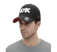 LEGEND ICON Officielle AC/DC Plug ME IN Snapback Baseball Cap - Casquette Unisex | Cappello regolabile con visiera | Abbigliamento da Strada, Taglia Unica, Nero