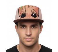 Legend Icon Officielle Marvel Les Gardiens de la Galaxie Vol. 2 - Groot Head Snapback Baseball Cap - Unisex Casquette | Adjustable Hat with Viser | Streetwear,One Size,Multicolour