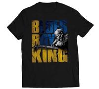 Legend Music T Shirt BB King Live at The Regal One Kind Favor L.A. MidnightBlackXL