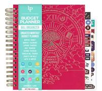 Legend Planner Organizador de billetes y planificador de presupuesto grande (papel de oro rosa caliente, grande (8″ x 9.5″))
