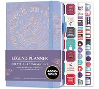 Legend Planner - Planificador de vida semanal y mensual de lujo para alcanzar tus metas y vivir más feliz. Organizador, cuaderno de productividad - A5, Sin fecha - Bígaro