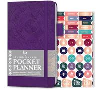 Legend Planner Pocket - Pequeño diario mensual y semanal de objetivos y calendario para productividad, mini planificador de vida perfecto para bolso, tamaño: 8,9 x 15,7 cm, tapa dura, sin fecha, color