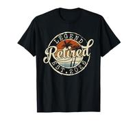 Legend Retired 2026 Retro Vintage Retirement Gifts for Men Camiseta