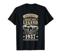 Legend Since 1937 Birthday Classic Car Men Born in 1937 Camiseta