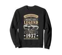 Legend Since 1937 Birthday Classic Car Men Born in 1937 Sudadera