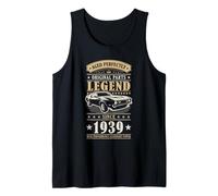 Legend Since 1939 Birthday Classic Car Men Born in 1939 Camiseta sin Mangas