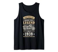 Legend Since 1939 Birthday Vintage Bike Bikers Born in 1939 Camiseta sin Mangas