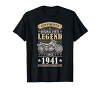 Legend Since 1941 Birthday Vintage Bike Bikers Born in 1941 Camiseta