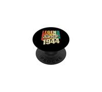Legend Since 1944 Año De Nacimiento Cumpleaños Fiesta De Cumpleaños PopSockets PopGrip Adhesivo