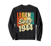 Legend Since 1944 Año De Nacimiento Cumpleaños Fiesta De Cumpleaños Sudadera