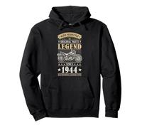 Legend Since 1944 Birthday Vintage Bike Bikers Born in 1944 Sudadera con Capucha