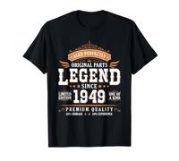 Legend Since 1949 Birthday Limited Edition Men Born in 1949 Camiseta