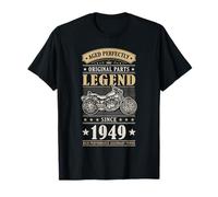 Legend Since 1949 Birthday Vintage Bike Bikers Born in 1949 Camiseta