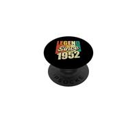 Legend Since 1952 Año De Nacimiento Cumpleaños Fiesta De Cumpleaños PopSockets PopGrip Adhesivo
