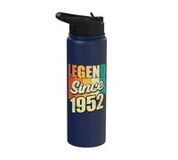 Legend Since 1952 Año De Nacimiento Cumpleaños Fiesta De Cumpleaños Stainless Steel Insulated Water Bottle