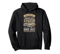 Legend Since 1957 Birthday Classic Car For Men Born in 1957 Sudadera con Capucha
