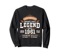 Legend Since 1961 Birthday Limited Edition Men Born in 1961 Sudadera