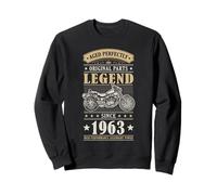 Legend Since 1963 Birthday Vintage Bike Bikers Born in 1963 Sudadera
