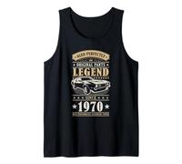 Legend Since 1970 Birthday Classic Car Men Born in 1970 Camiseta sin Mangas