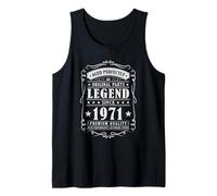 Legend Since 1971 Birthday Aged Perfectly Men Born in 1971 Camiseta sin Mangas
