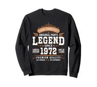 Legend Since 1972 Birthday Limited Edition Men Born in 1972 Sudadera