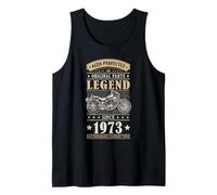 Legend Since 1973 Birthday Vintage Bike Bikers Born in 1973 Camiseta sin Mangas