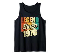 Legend Since 1976 Año De Nacimiento Cumpleaños Fiesta De Cumpleaños Camiseta sin Mangas