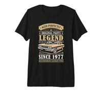 Legend Since 1977 Birthday Classic Car For Men Born in 1977 Camiseta Premium