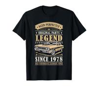 Legend Since 1978 Birthday Classic Car For Men Born in 1978 Camiseta